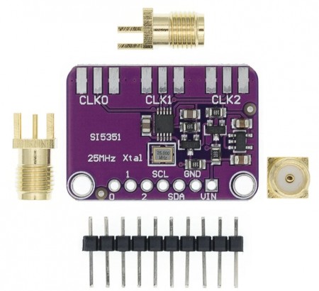 Si5351 I2C Clock Generator 8KHz-160MHz For Arduino
